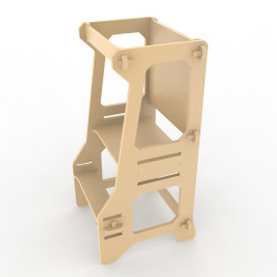 Torre de Aprendizaje Montessori con Pizarra