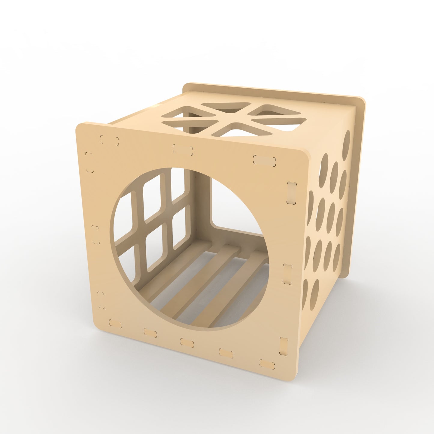 Combo Balancin Cubo Pikler con Rampa 2 en 1