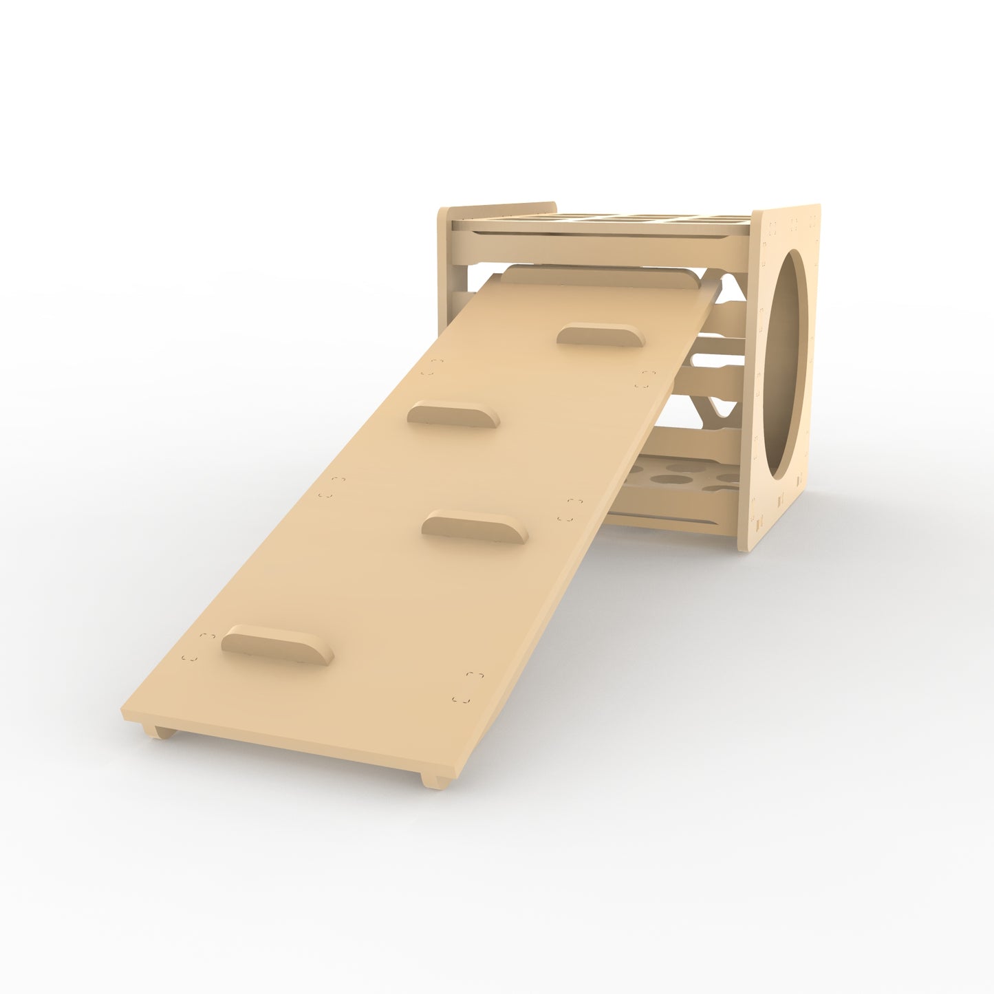 Cubo Pikler Montessori + Rampa 2 en 1