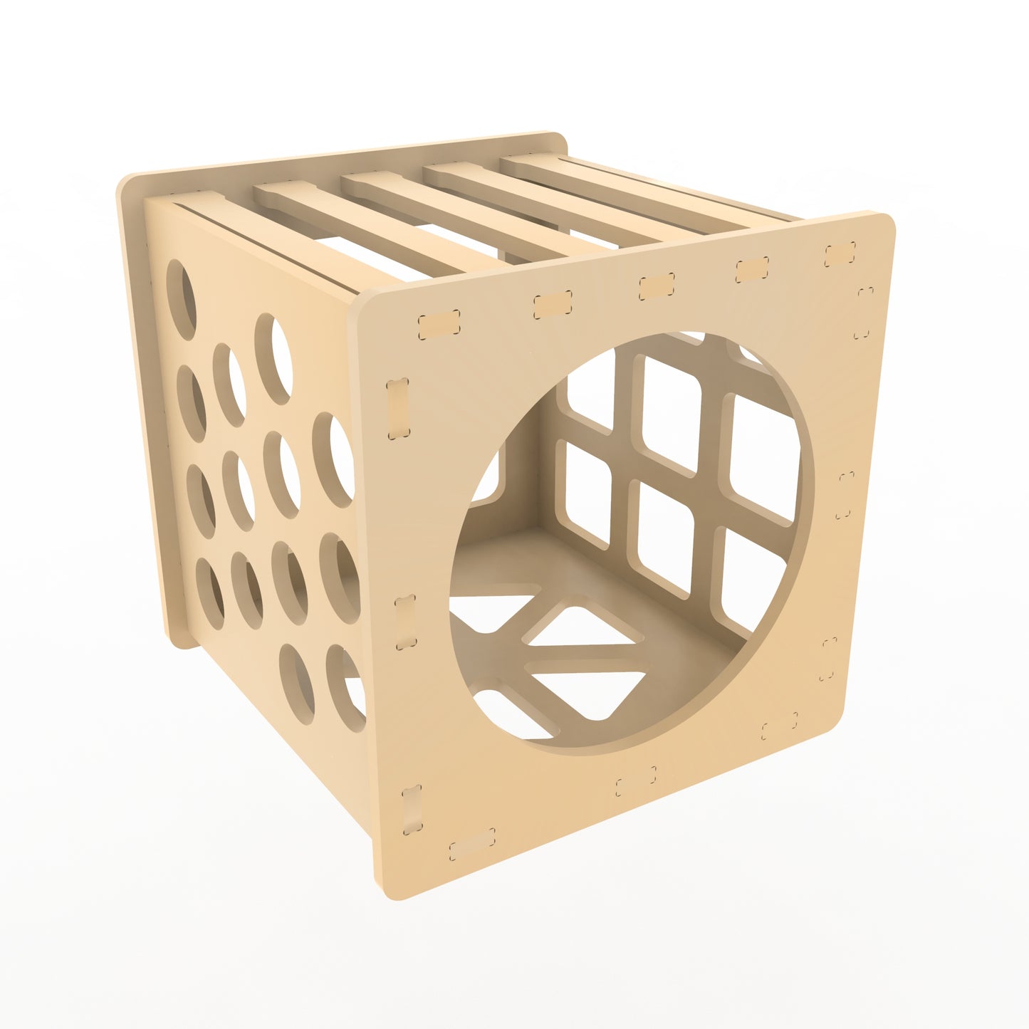 Combo Balancin Cubo Pikler con Rampa 2 en 1