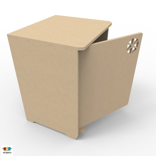 Gabinete y caja de juguetes