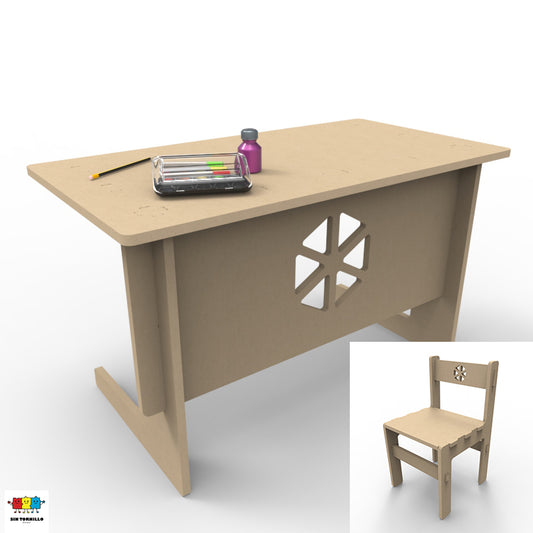 Escritorio con silla para niños