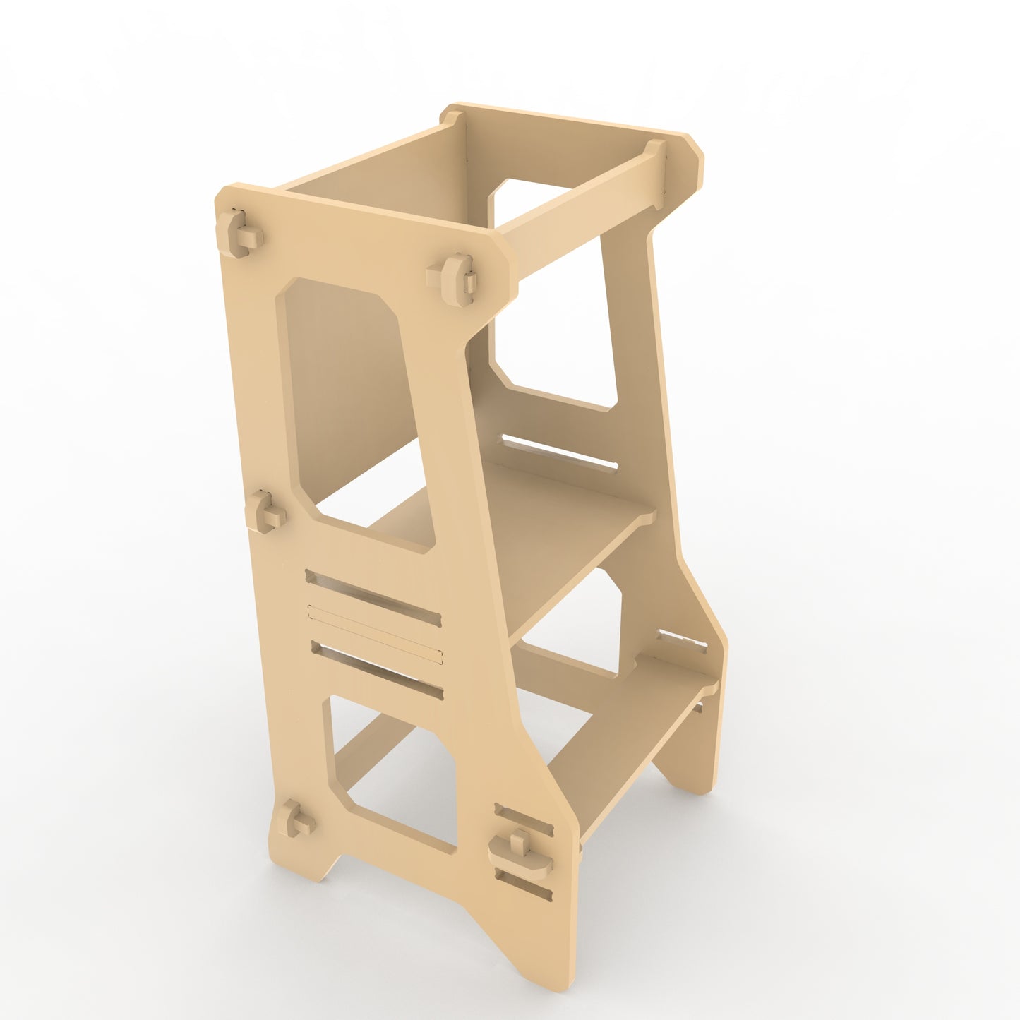 Torre de Aprendizaje Montessori con Pizarra